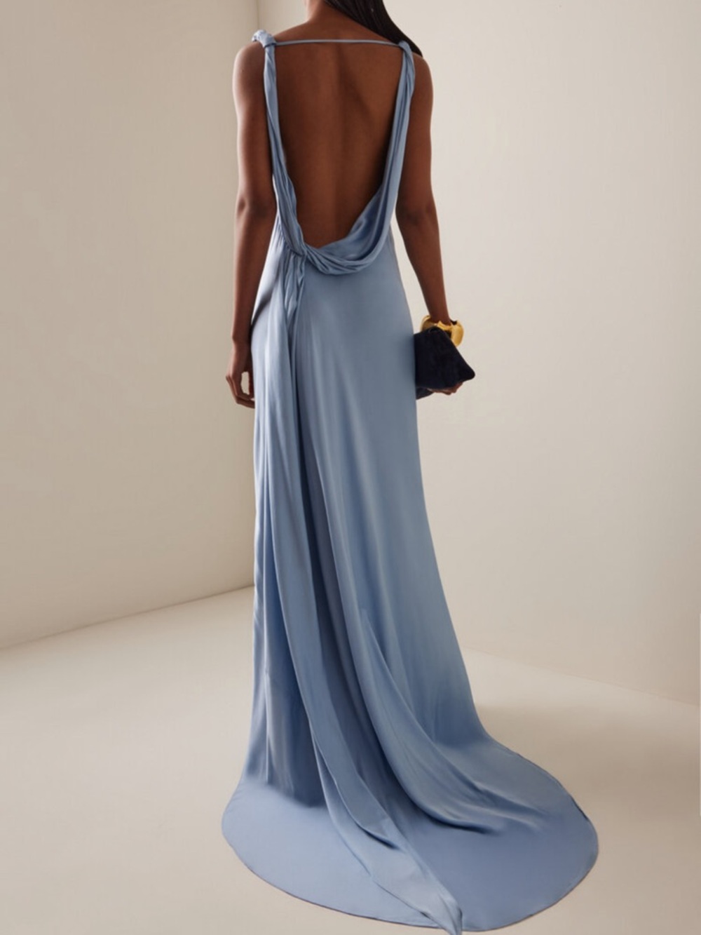 Arcina Ori Darcy Open back satin maxi dress - Picture 3 of 3
